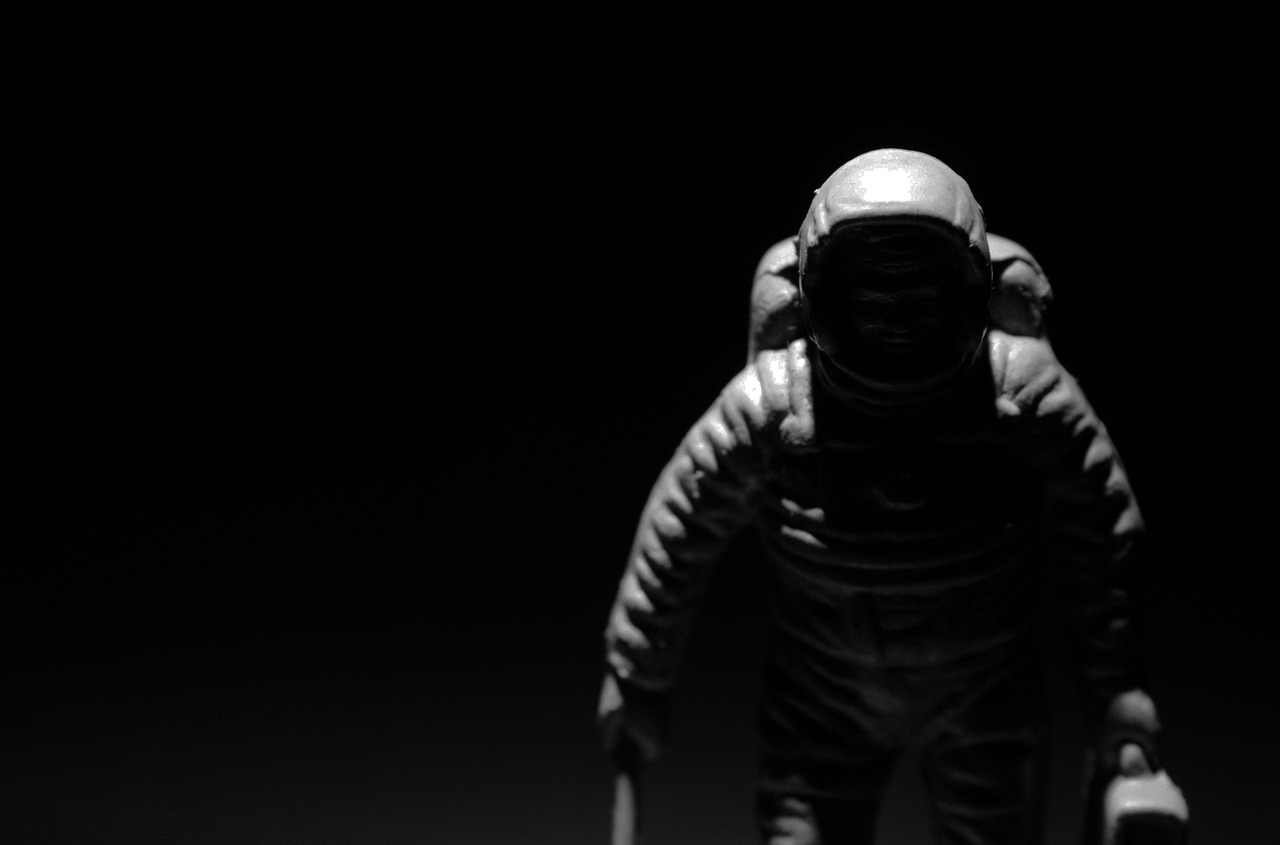 Astronautas, Chiaroscuro, Kontrastas, Juoda Ir Balta, Nemokamos Nuotraukos,  Nemokama Licenzija