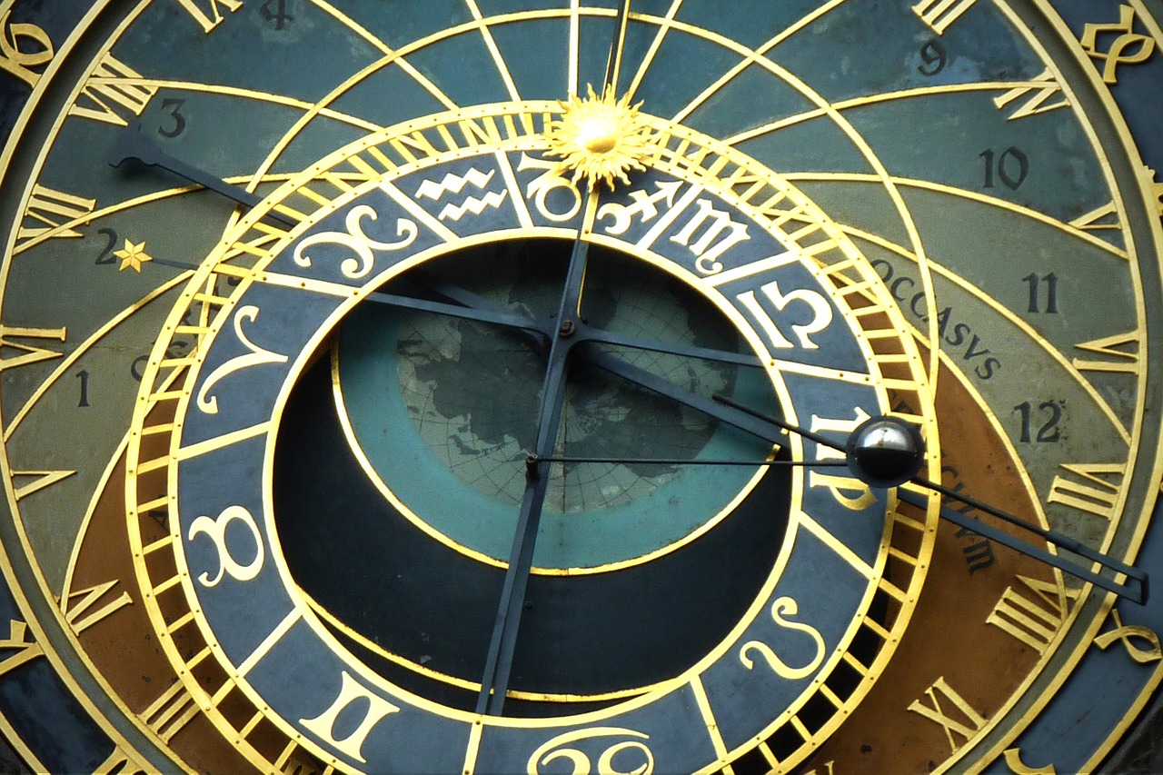 Astronominis Laikrodis, Prague, Senoji Miesto Rotušė, Čekijos Respublika, Nemokamos Nuotraukos,  Nemokama Licenzija
