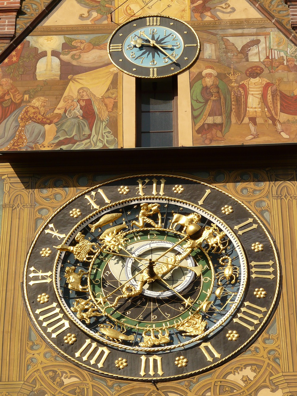 Astronominis Laikrodis, Laikrodis, Laikas, Laikas, Data, Diena, Mėnuo, Metai, Zodiako, Zodiako Žiedas