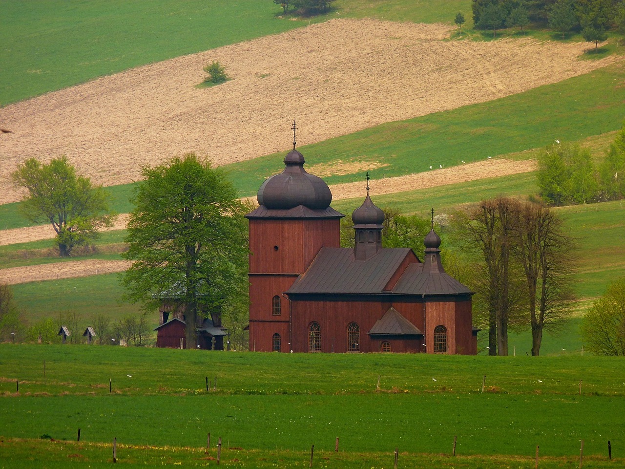 Teismo Posėdyje,  Medis,  Niekas,  Ūkis,  Veja,  Bažnyčia,  Ortodoksų Bažnyčia,  Jums Reikės,  Beskidai,  Beskid