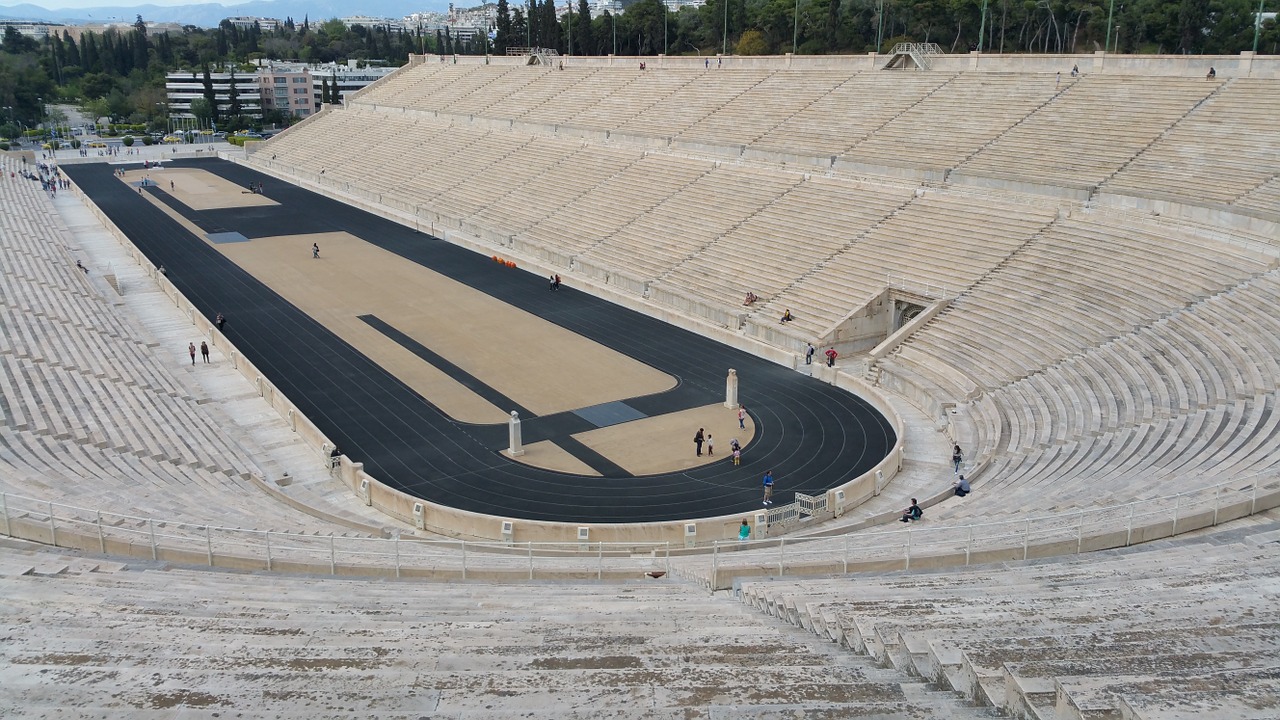 Atėnas, Graikija, Senovės, Panhellenic Stadionas, Stadionas, Olimpinis, Nemokamos Nuotraukos,  Nemokama Licenzija