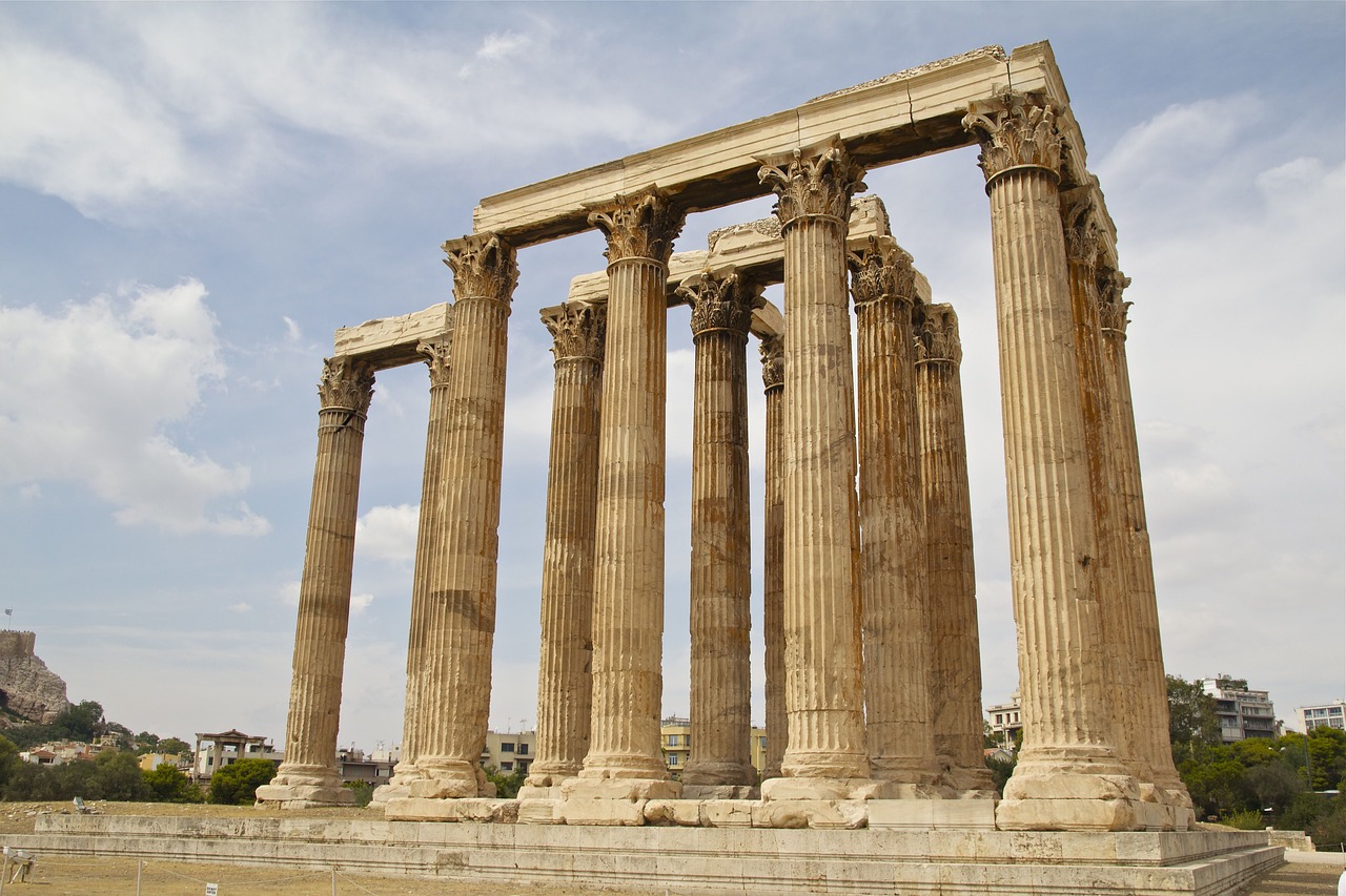 Atėnas, Graikija, Sveikas, Graikų Kalba, Ekskursijos, Vasara, Viduržemio Jūros, Architektūra, Pastatas, Zeus