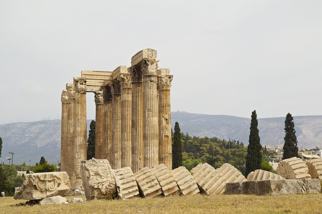 Atėnas, Graikija, Sveikas, Graikų Kalba, Ekskursijos, Vasara, Viduržemio Jūros, Architektūra, Pastatas, Zeus