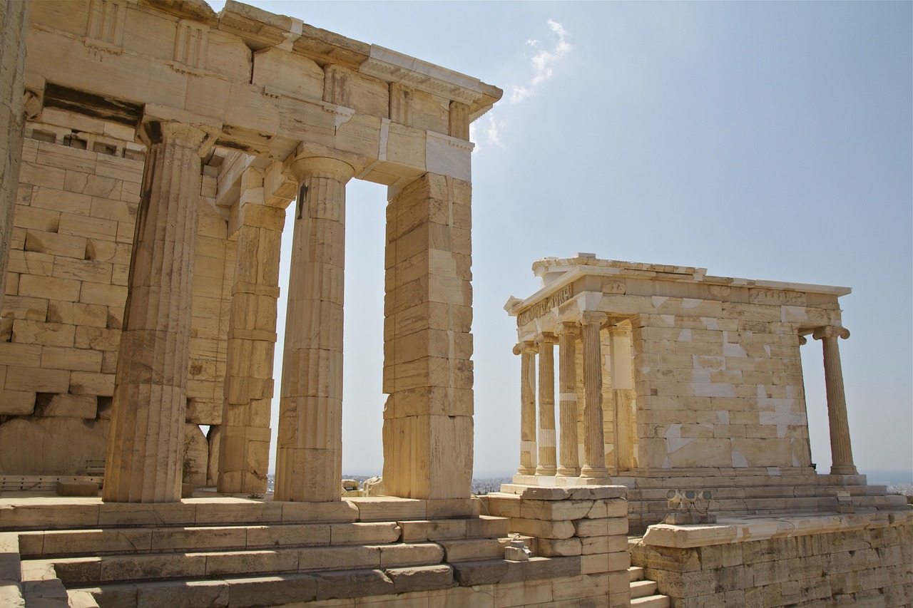 Atėnas, Graikija, Lankytinos Vietos, Ekskursijos, Senovinis, Pastatas, Vasara, Viduržemio Jūros, Architektūra, Akropolis