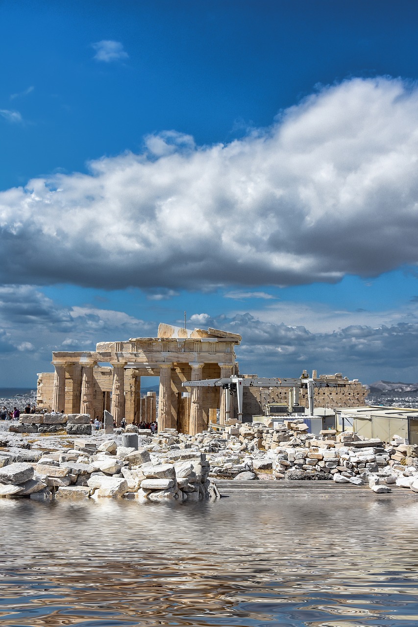 Atėnai,  Potvynių,  Graikija,  Akropolio,  Šventykla,  Kultūra,  Senovės,  Archeologija,  Civilizacija,  Parthenon