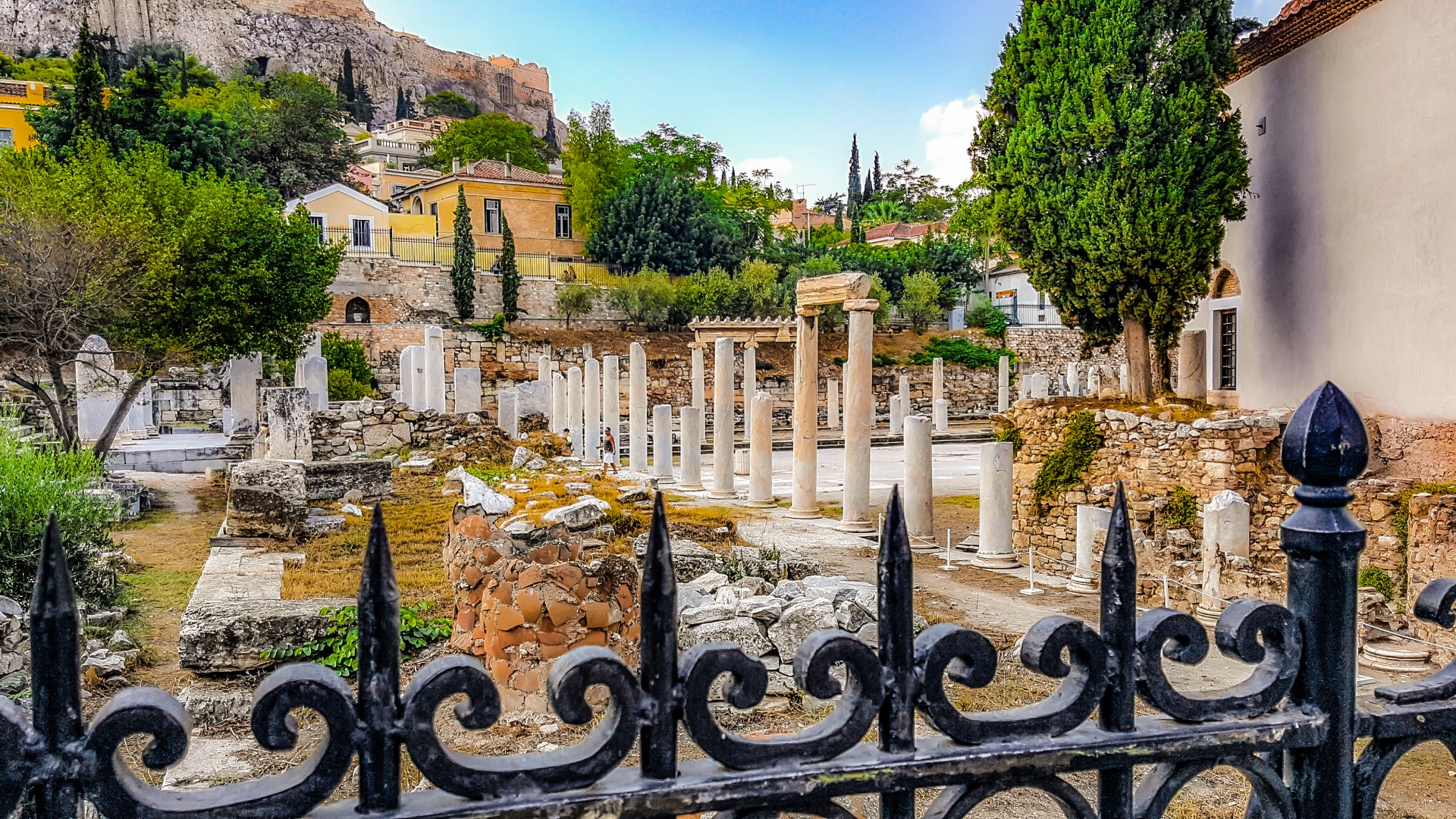 Atėnas,  Graikija,  Graikų Kalba,  Griuvėsiai,  Senovės,  Stulpelis,  Unesco,  Akropolis,  Partenonas,  Dienos Metu