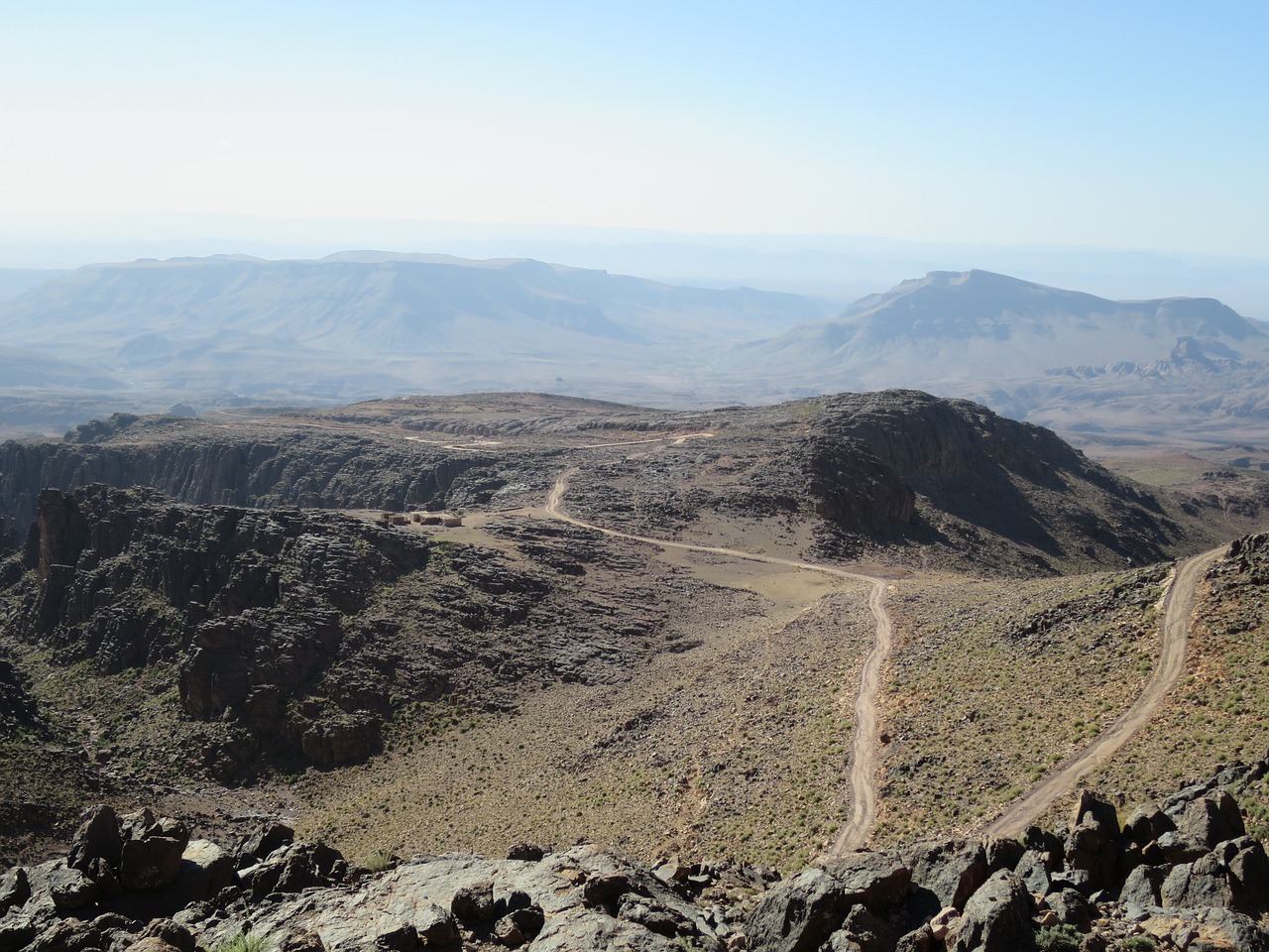 Atlas Kalnai, Marokas, Bergstrasse, Akmenys, Dulkių Kelias, Nemokamos Nuotraukos,  Nemokama Licenzija