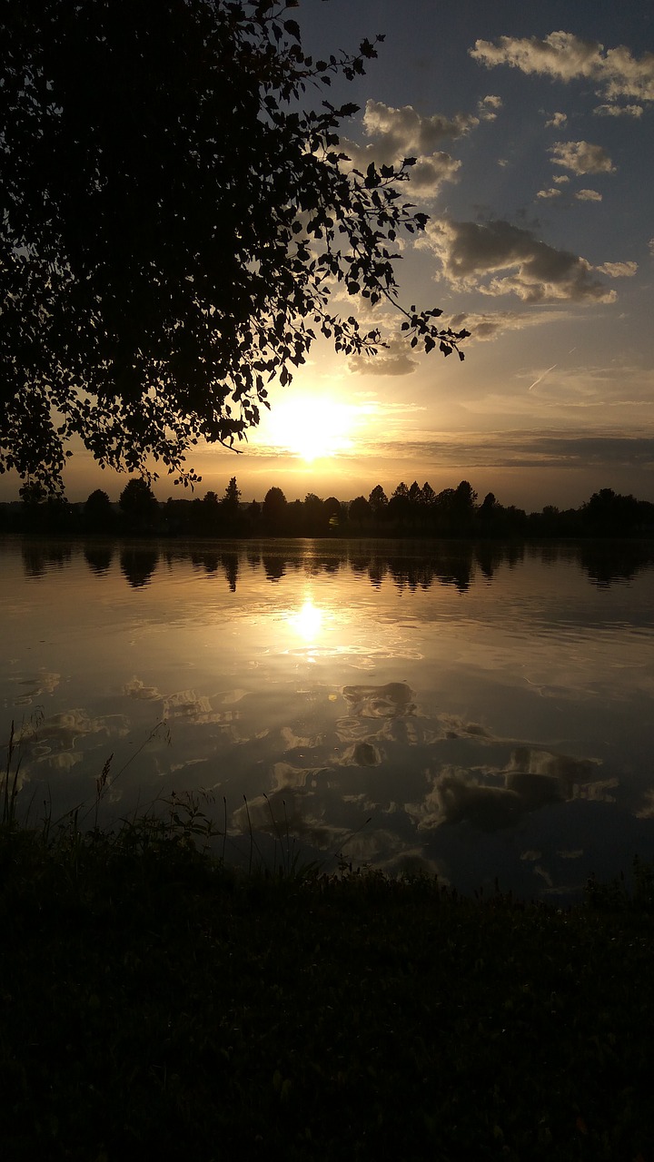 Atmosfera, Gamta, Abendstimmung, Vanduo, Kraštovaizdis, Vandens Atspindys, Romantika, Debesys, Vakaras, Dangus