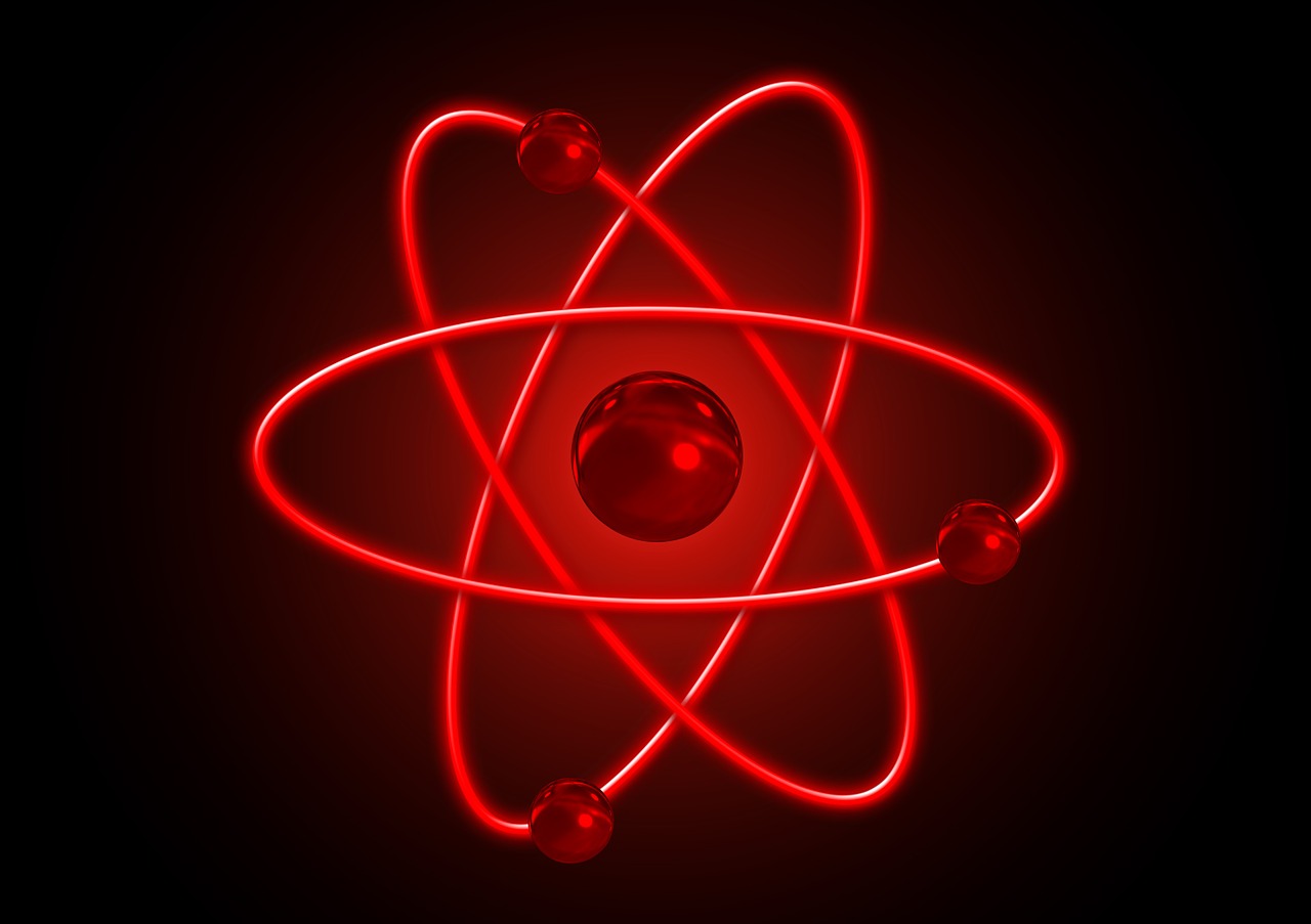 Atomas, Elektronas, Neutronas, Atominė Energija, Atominis Branduolys, Branduolinė, Simbolis, Atominė Energija, Radioaktyvus, Radioaktyvumas