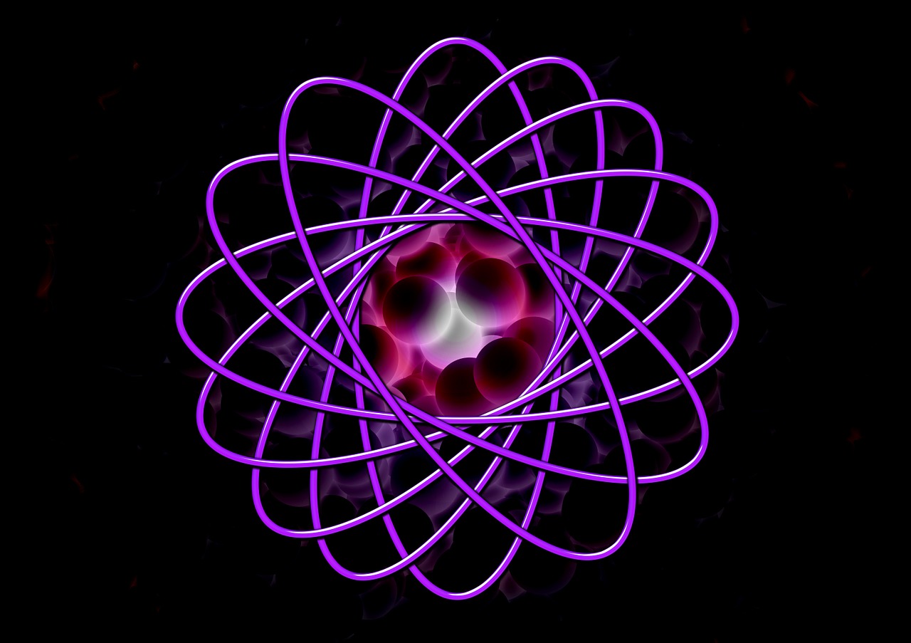 Atomas, Elektronas, Neutronas, Atominė Energija, Atominis Branduolys, Branduolinė, Simbolis, Atominė Energija, Radioaktyvus, Radioaktyvumas