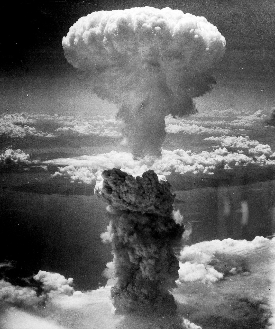 Atominė Bomba, Atominis Ginklas, Storas Vyras, Grybų Debesys, Plutonio Implozijos Tipo, Nagasaki, Japonija, Rugpjūčio 9 D ., 1945, Antrasis Pasaulinis Karas