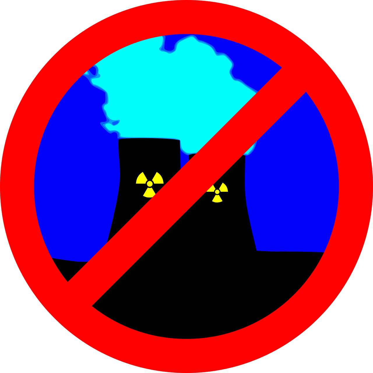 Atominė Elektrinė, Atominė Jėgainė, Atominė Elektrinė, Atominė Energija, Draudimas, Protestas, Prieš, Energija, Aušinimo Bokštai, Aušintuvas