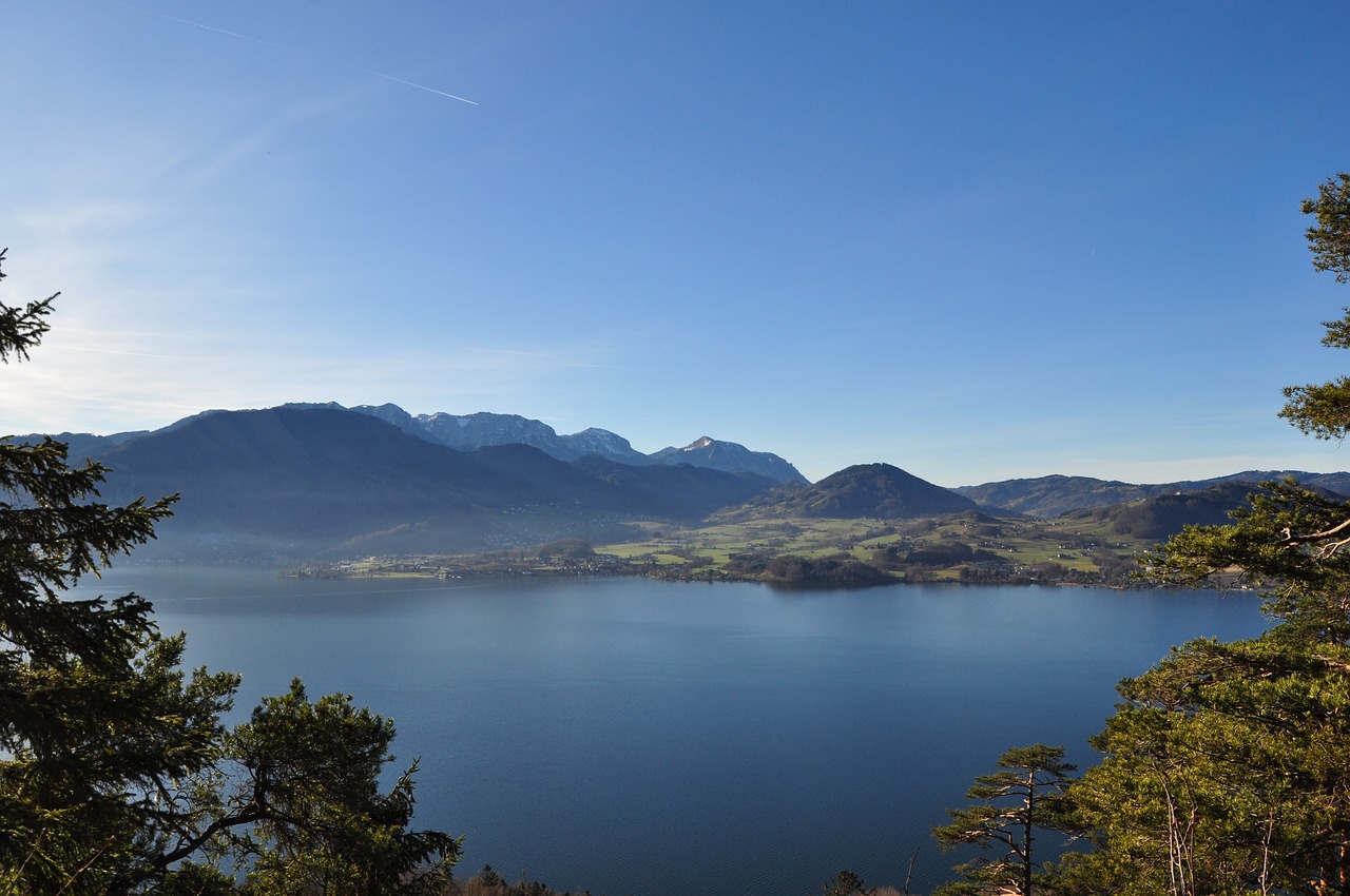 Attersee, Salzkammergut, Vanduo, Vasara, Ežeras, Kraštovaizdis, Dangus, Austria, Nemokamos Nuotraukos,  Nemokama Licenzija