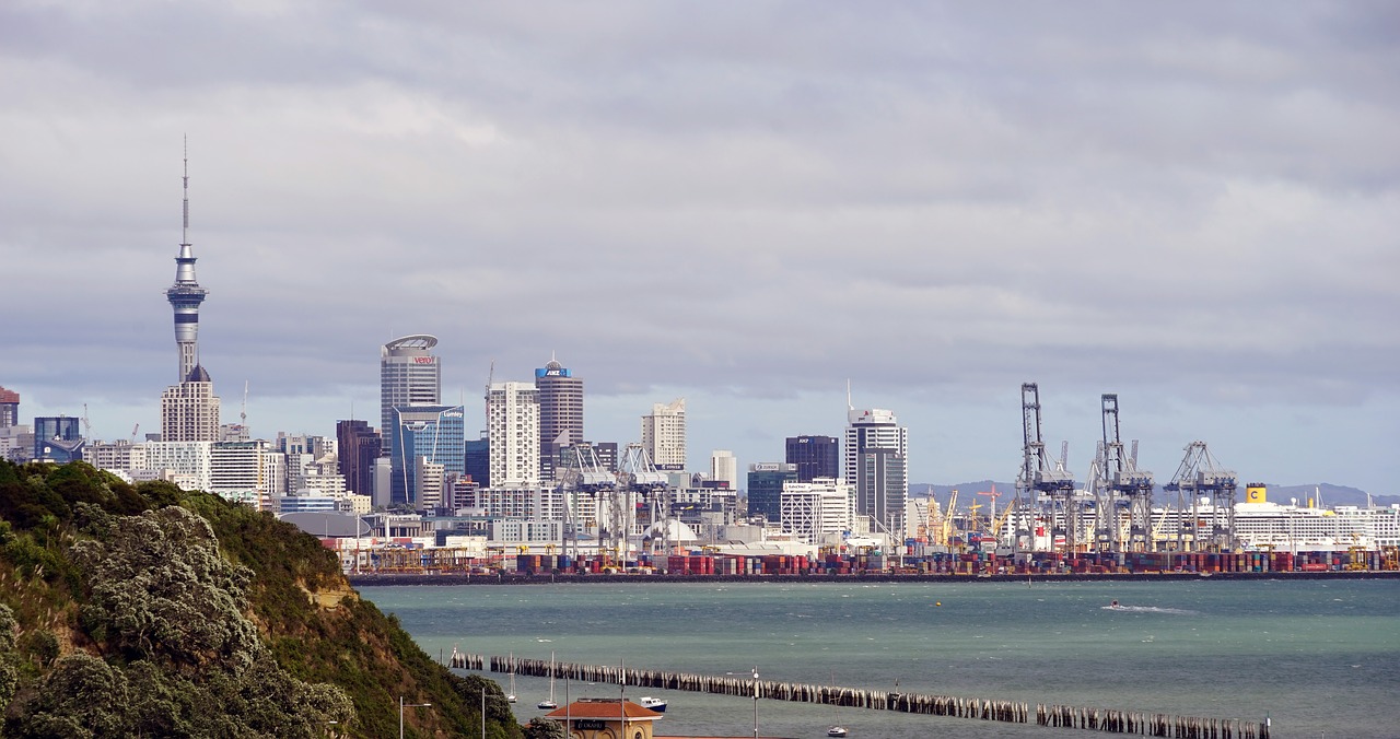 Auckland, Skytower, Naujoji Zelandija, Architektūra, Dangoraižis, Didelis Miestas, Nemokamos Nuotraukos,  Nemokama Licenzija