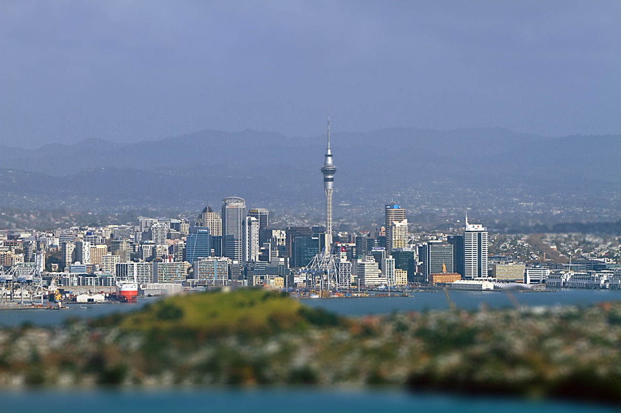 Auckland, Naujoji Zelandija, Panorama, Miestas, Miesto Panorama, Bokštas, Dangoraižis, Pastatas, Vaizdas, Orientyras