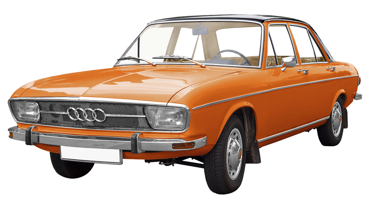 Audi 100, Statybos Darbininkų Metai 1968-1977 M ., Limuzinas, Automobiliai, Oldtimer, 4Türer, Vokietija, Klasikinis, Automobiliai, Retro