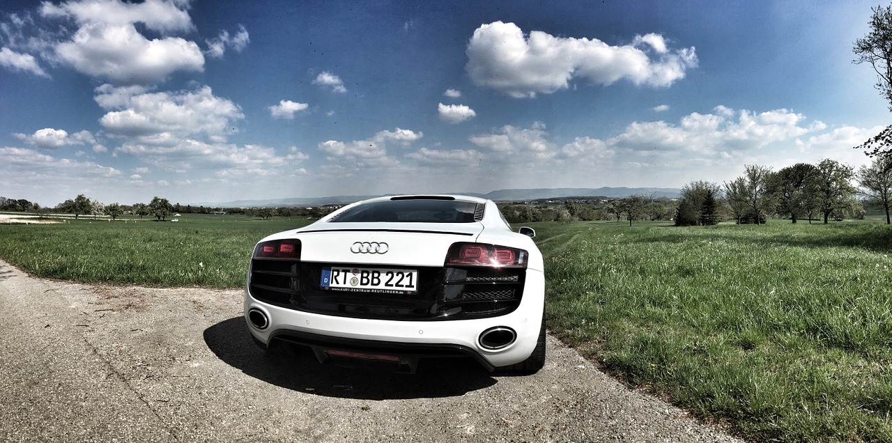 Audi, R8, Sportinė Mašina, Sportas, Super Sportinis Automobilis, Automatinis, Kelias, Fonas, V10, Vasara