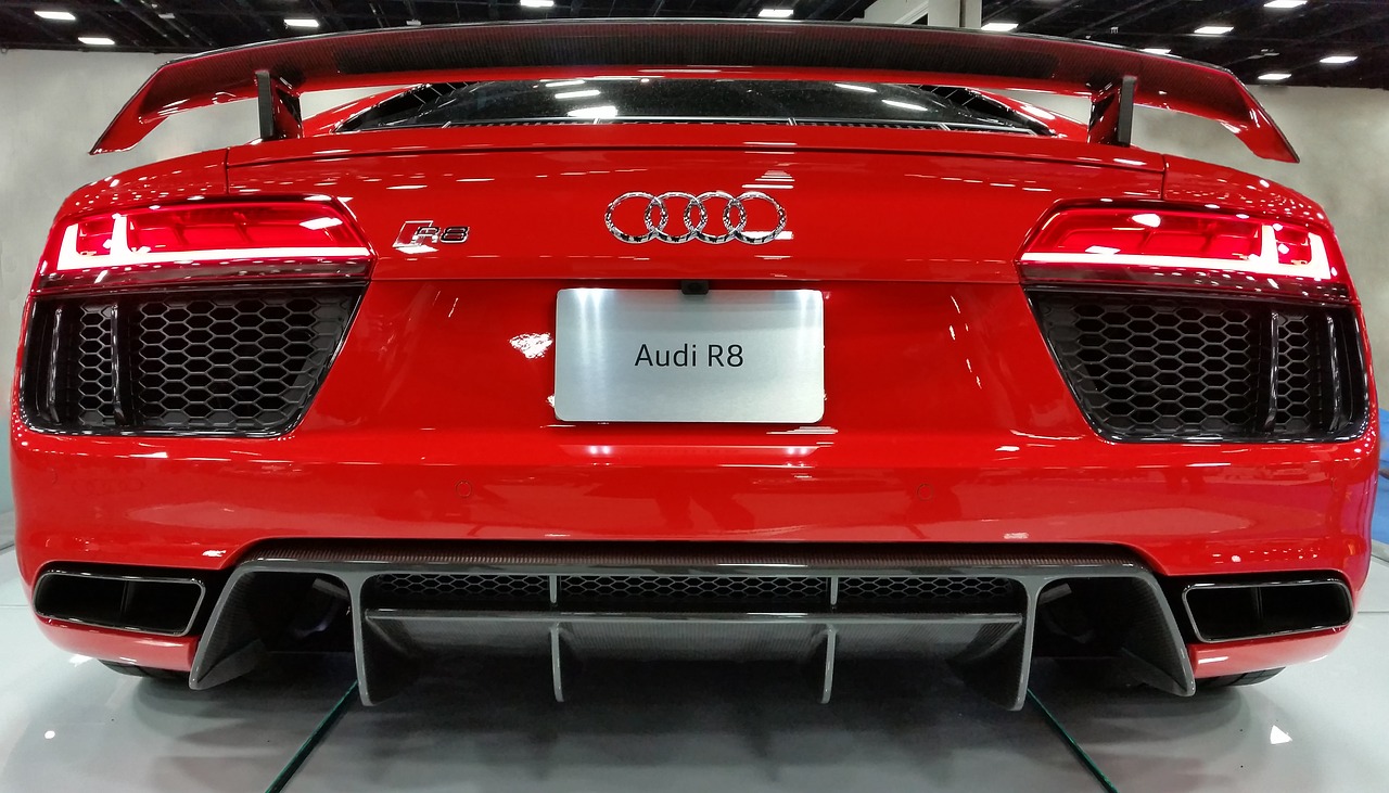 Audi R8, Audi, Sportinė Mašina, Greitai, Prabanga, Automatinis, Automobilių Šou, Raudona, Brangus, Greitis