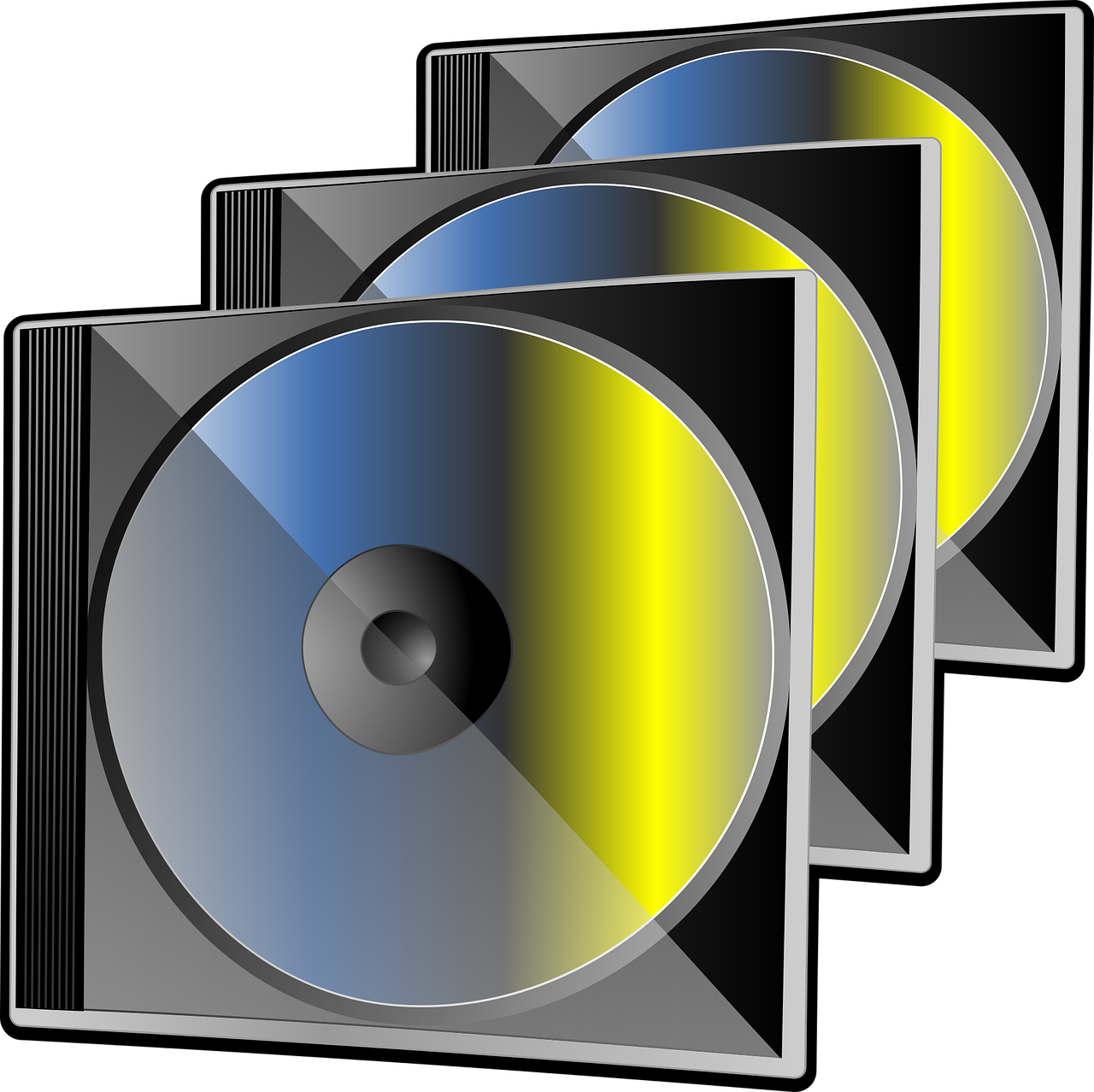 Garsas, Cd, Kompaktinis Diskas, Duomenys, Dvd, Lazeris, Žiniasklaida, Optinis, Saugojimas, Nemokama Vektorinė Grafika