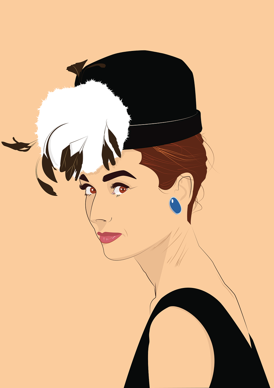 Audrey Hepburn,  Audrey,  Hepburn,  Oscar Nugalėtojas,  Tiffany,  Pusryčiai,  Minimalistinis,  Nero,  Filmas,  Filmas