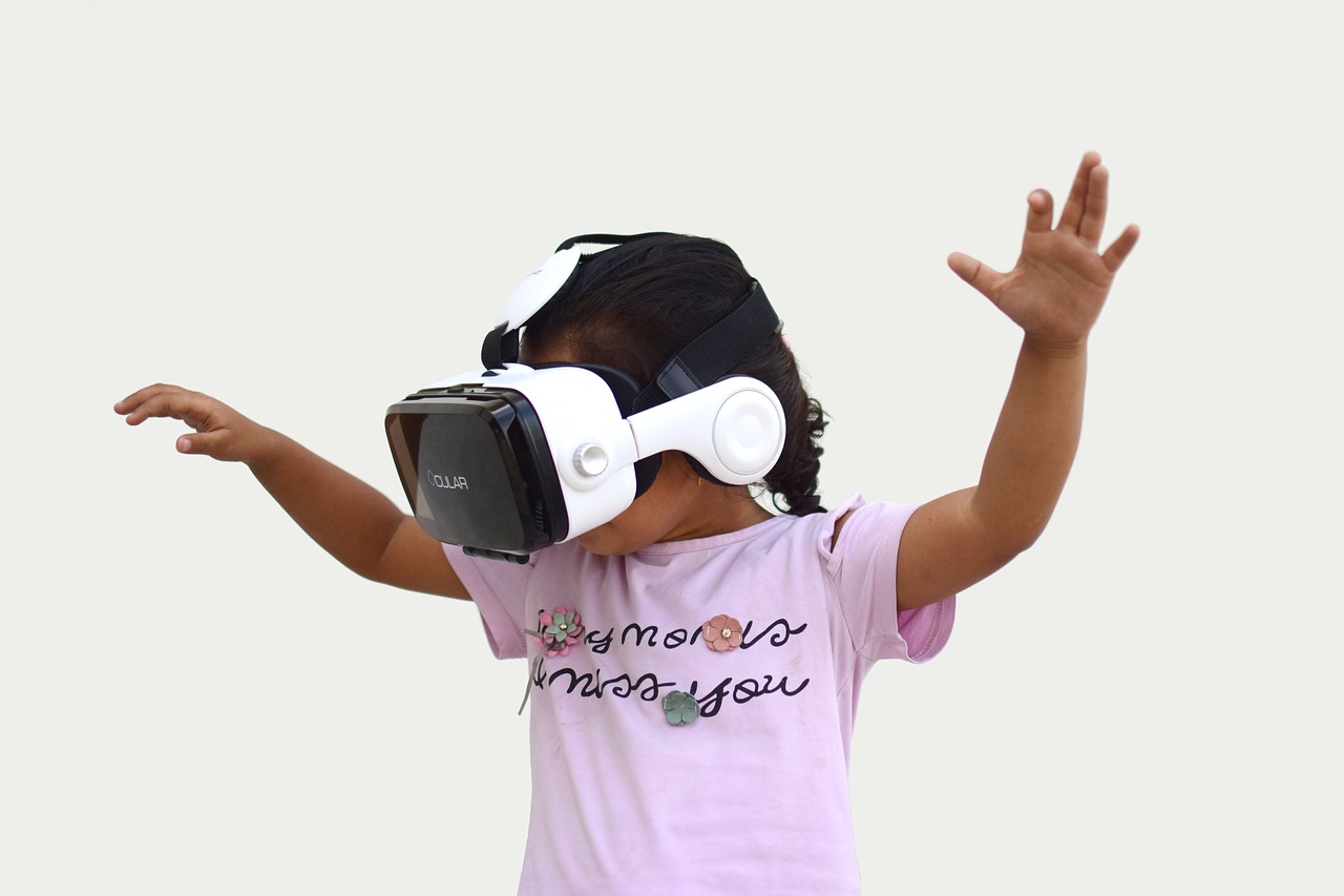 Papildytosios Realybės,  Vr,  Virtuali Realybė,  Vaikas,  Prietaisas,  Technologijos,  Ausinės,  Virtualus,  Realybė,  Vaikas