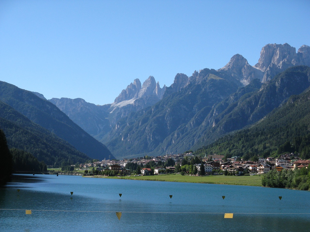 Auronzo Di Cadore, Ežeras, Dolomitai, Cadore, Kalnas, Italy, Kraštovaizdis, Alpės, Veneto, Kalninis Ežeras