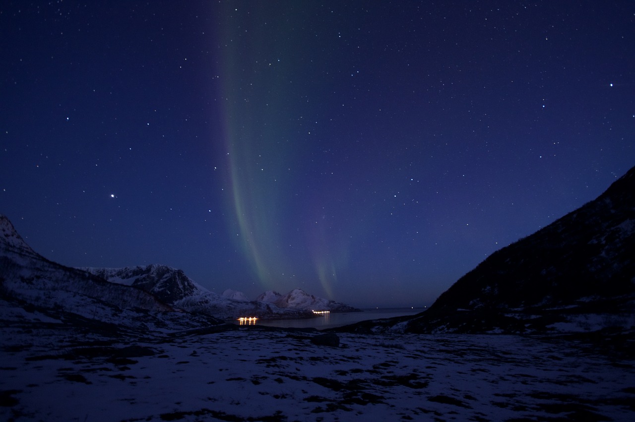 Aurora, Šviesa, Naktis, Šiaurės Pašvaistė, Norvegija, Aurora Polaris, Nemokamos Nuotraukos,  Nemokama Licenzija