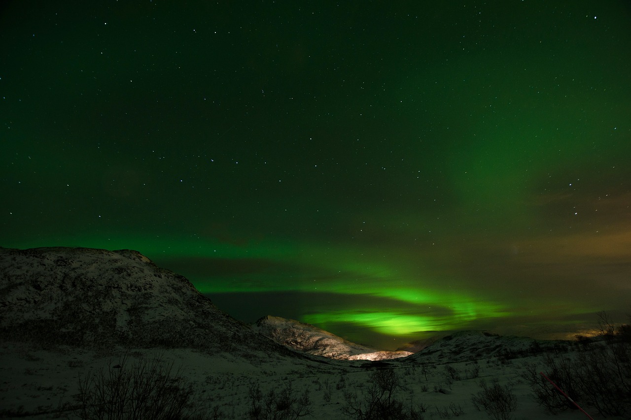 Aurora, Šiaurės Pašvaistė, Aurora Borealis, Borealis, Žalias, Reiškinys, Norvegija, Sūkurys, Dangus, Naktis