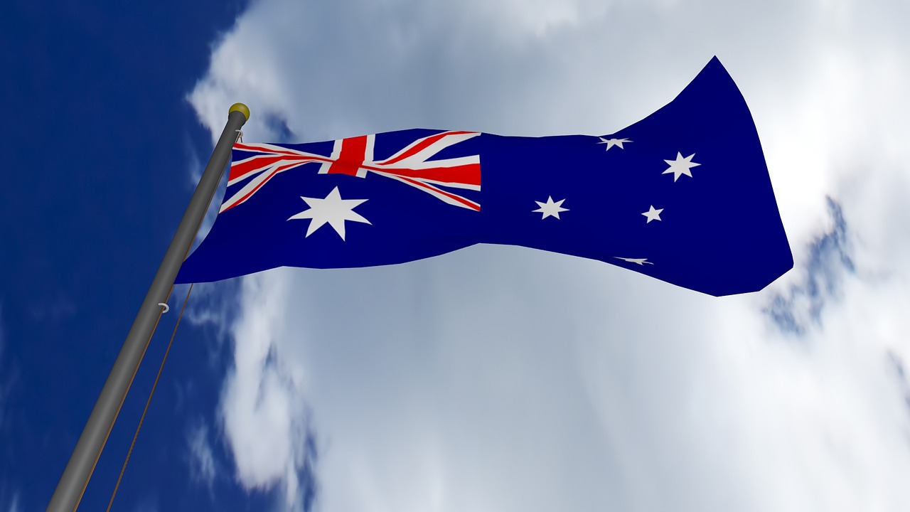 Australia, Australijos Vėliava, Dangus, Vėliava, Simbolis, Mėlynas, Nacionalinis, Tauta, Raudona, Balta