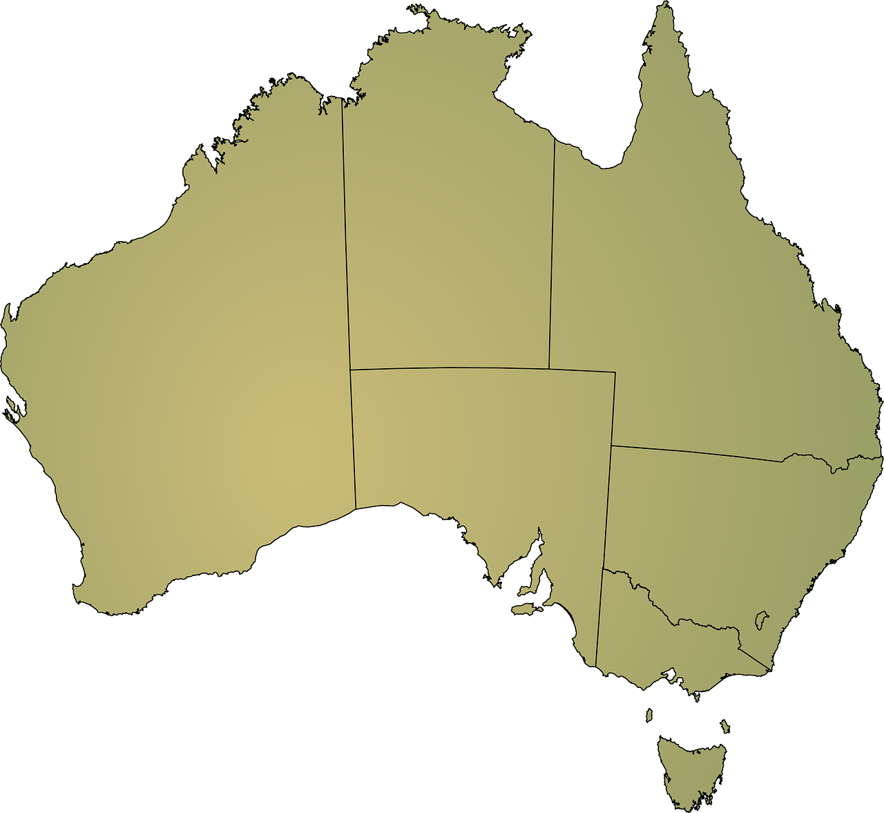 Australia, Žemynas, Geografija, Žemėlapis, Pakrantė, Ribos, Atspalvis, Valstijos, Kartografija, Atlasas