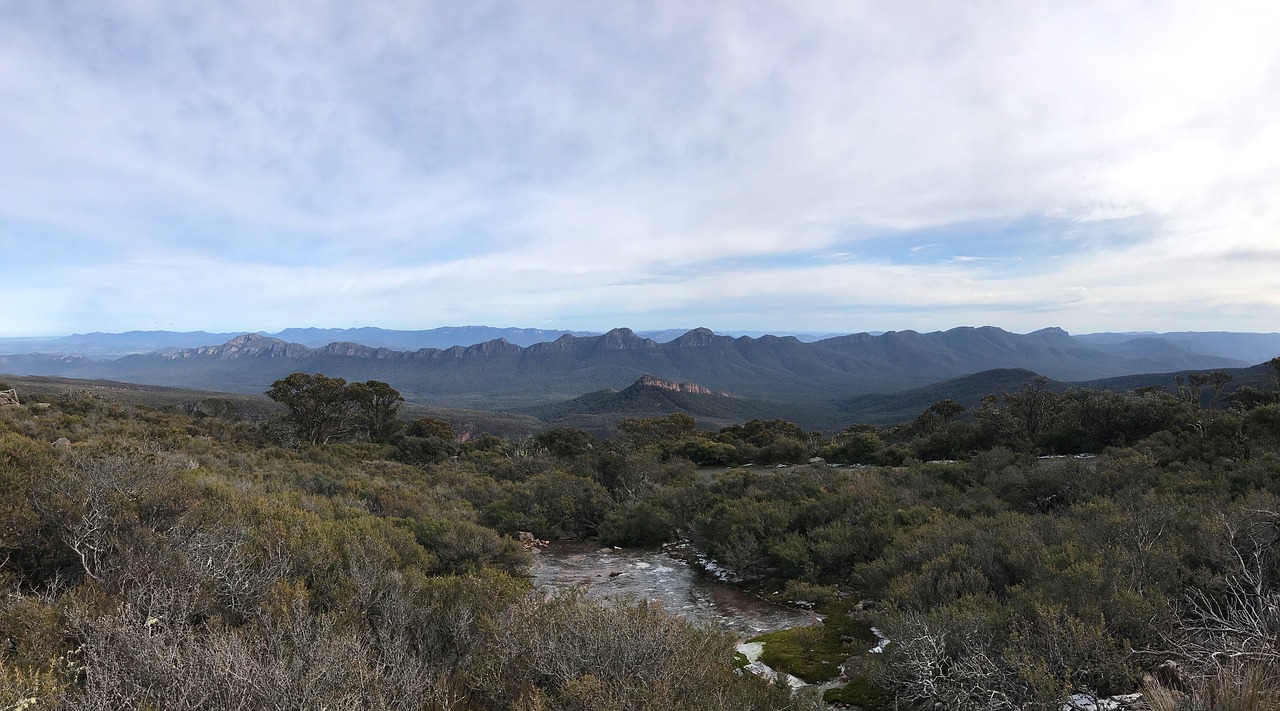 Australia, Viktorija, Grampians, Kalnas, Krūmas, Miškas, Žygiai, Vaikščiojimas Vaikais, Gamta, Kraštovaizdis