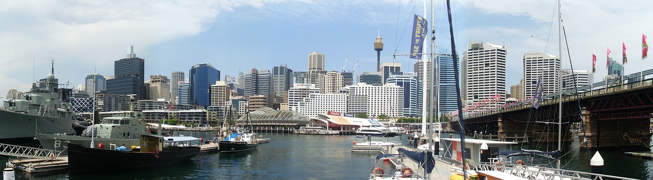 Australia, Sidnėjus, Uostas, Panorama, Architektūra, Miestai, Sydney Skyline, Dangoraižiai, Nemokamos Nuotraukos,  Nemokama Licenzija