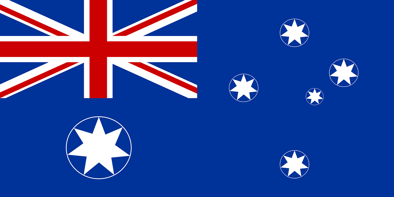 Australia, Vėliava, Nacionalinis, Mėlynas, Raudona, Balta, Šalis, Aussie, Žvaigždės, Nemokamos Nuotraukos