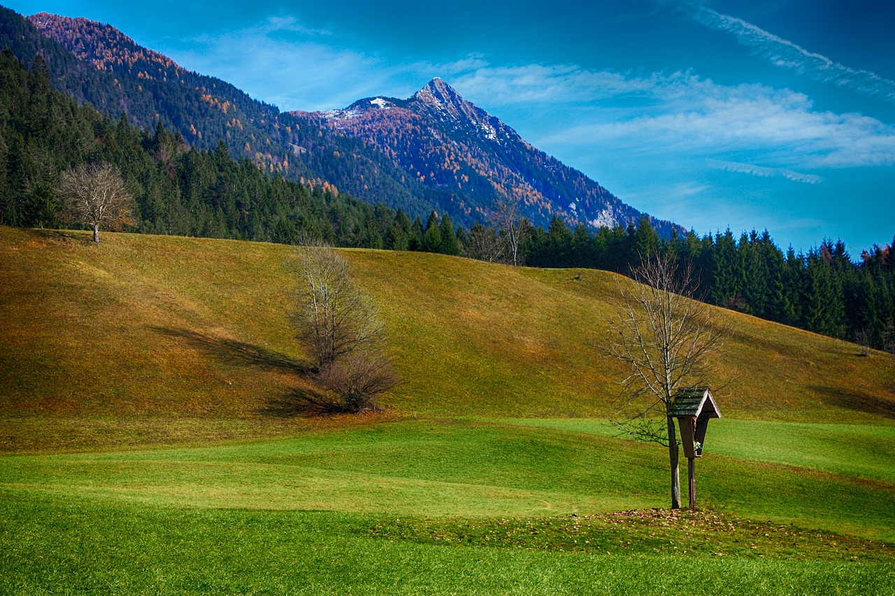 Austria, Kraštovaizdis, Vaizdingas, Kalnai, Slėnis, Dangus, Debesys, Hdr, Gamta, Lauke