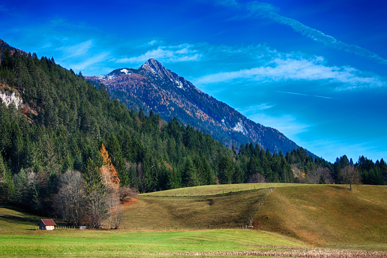 Austria, Kraštovaizdis, Vaizdingas, Kalnai, Slėnis, Dangus, Debesys, Hdr, Gamta, Lauke