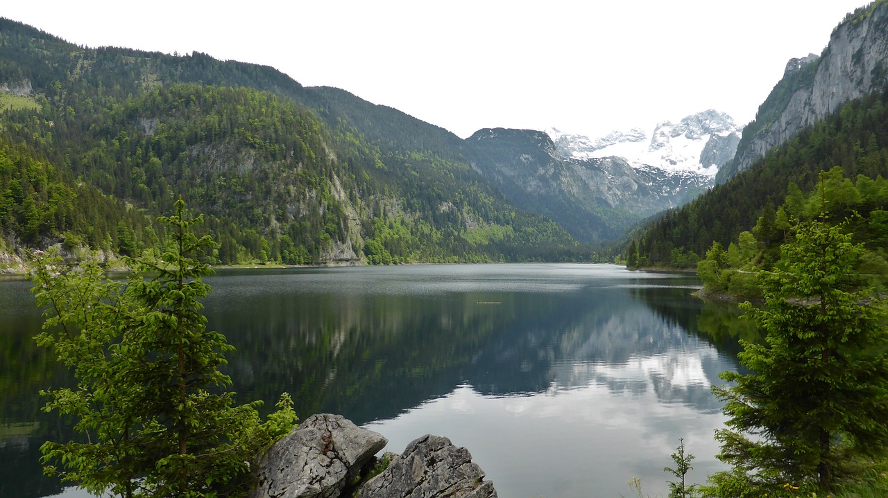 Austria, Ežeras, Kalnų Peizažas, Alpių, Gamta, Nemokamos Nuotraukos,  Nemokama Licenzija
