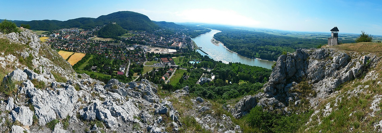 Austria, Danube, Hainburgas, Braunsberg, Panorama, Nemokamos Nuotraukos,  Nemokama Licenzija