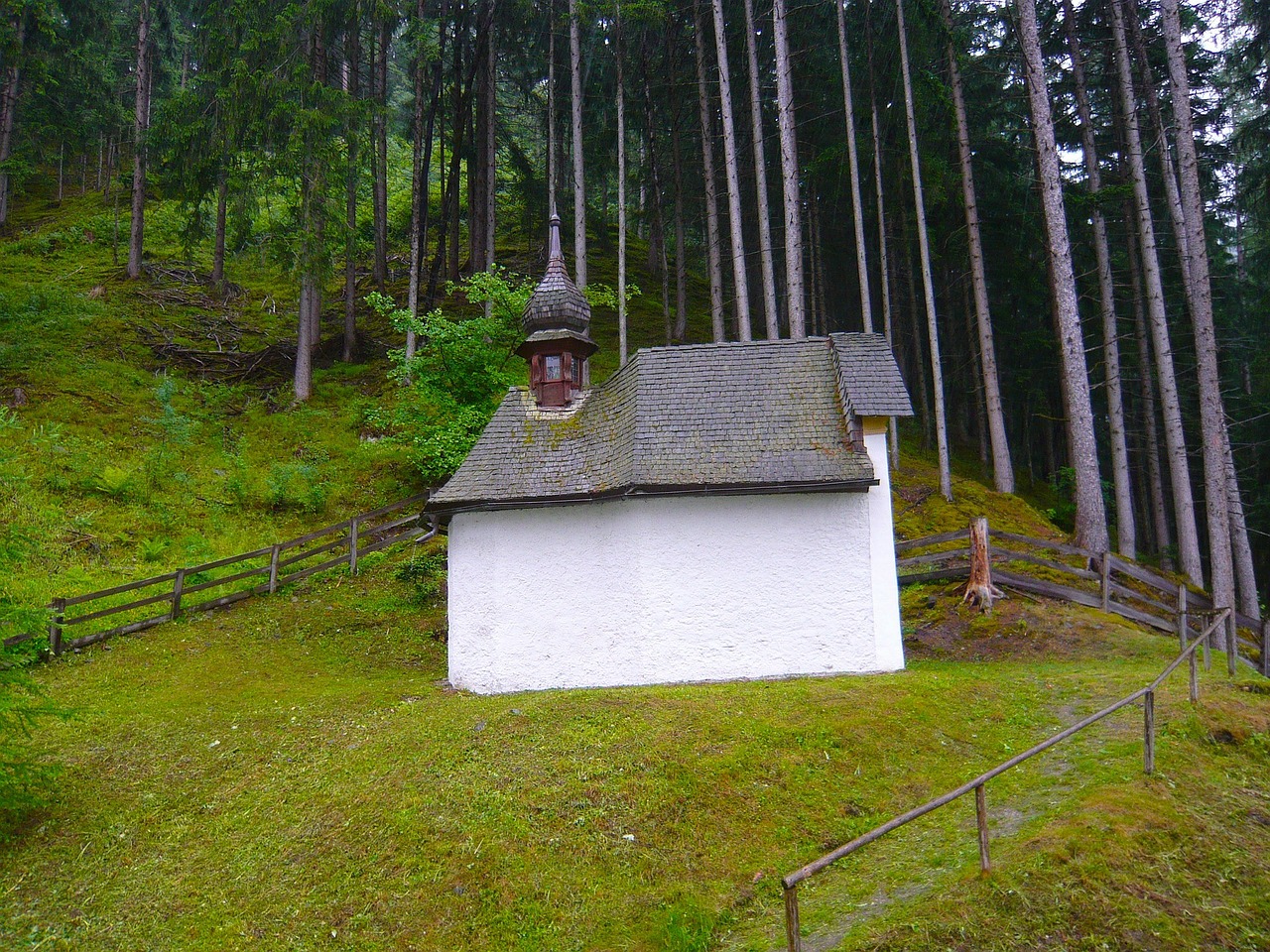 Austria, Kraštovaizdis, Bažnyčia, Pastatas, Tvora, Miškas, Medžiai, Miškai, Vasara, Pavasaris