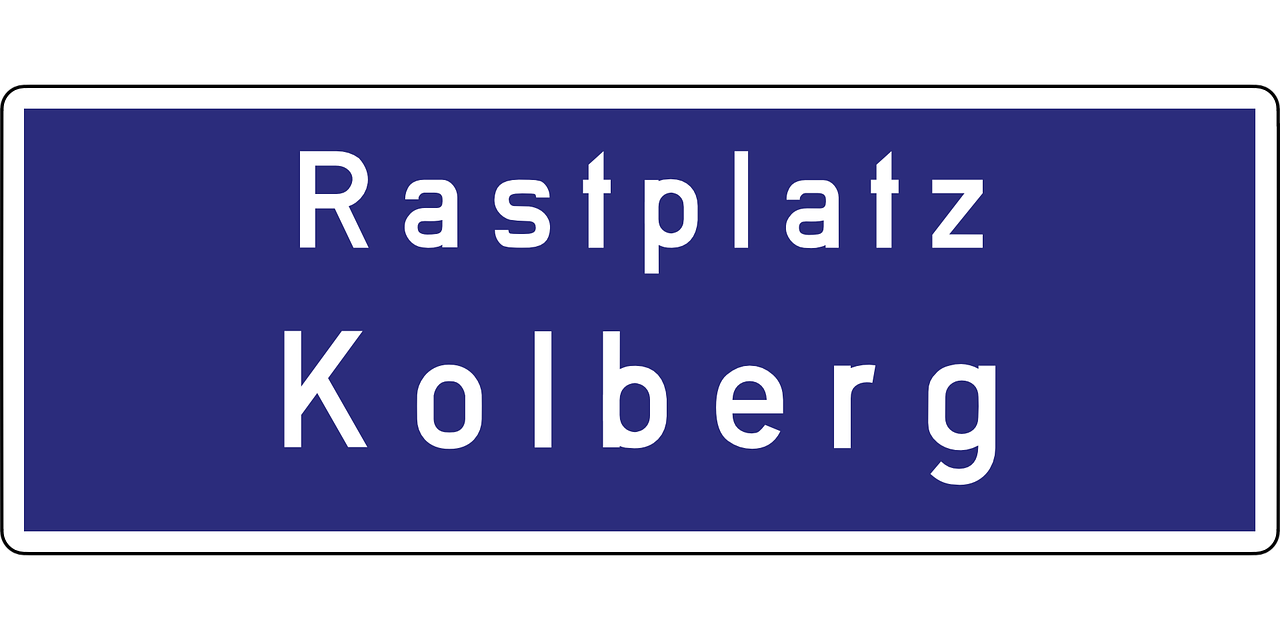 Autobahn,  Kolberg,  Kelio Ženklas,  Poilsio Vieta,  Vieta Iškylai,  Simbolis,  Greitkelis,  Greitkelis,  Vokietija,  Eismas