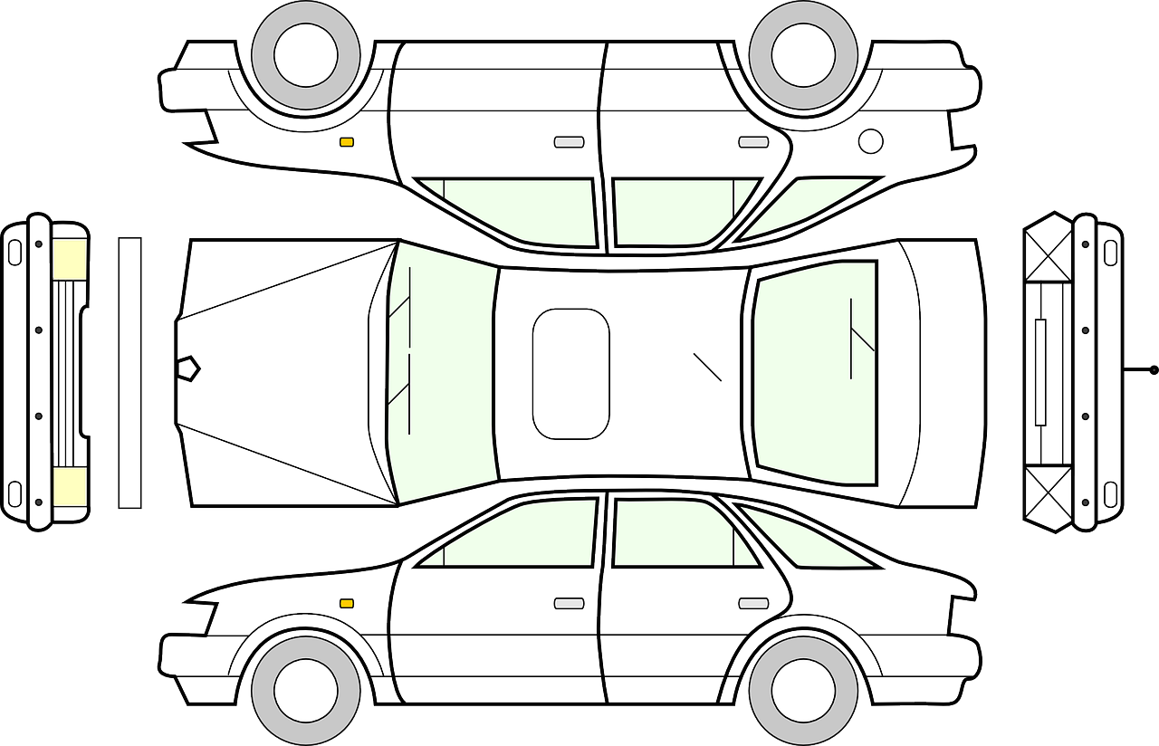 Automobilis, Kūnas, Automobilis, Iškirpti, Butas, Modelis, Dalys, Sedanas, Atsiskleisti, Transporto Priemonė