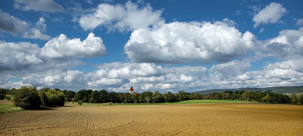 Ruduo, Kraštovaizdis, Gamta, Vaizdas, Dangus, Debesys, Dangus, Medžiai, Austria, Laukas