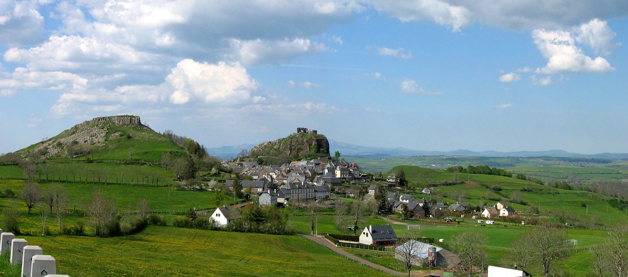 Auvergne, France, Kraštovaizdis, Senas Kaimas, Nemokamos Nuotraukos,  Nemokama Licenzija