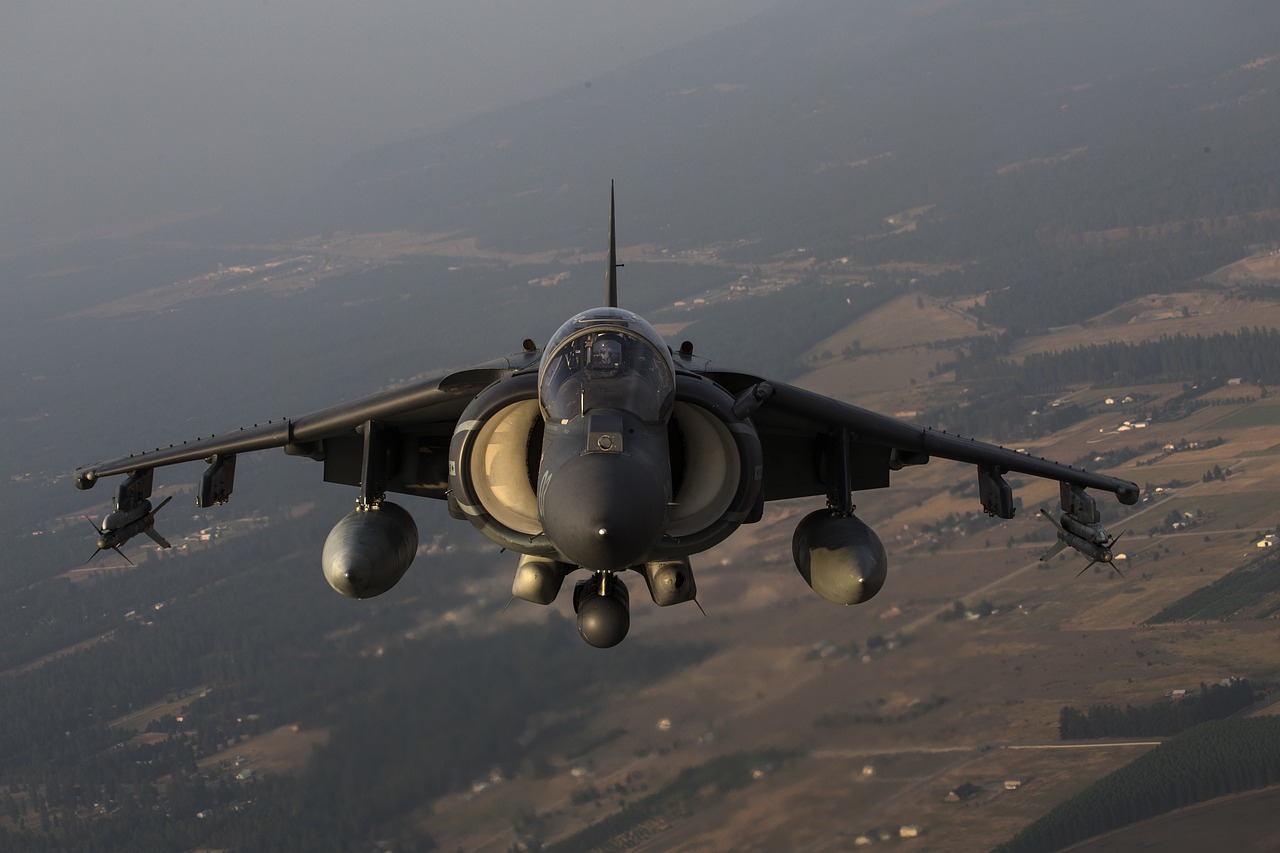 Av-8B Harrier Ii, Reaktyvinis, Vtol, Orlaivis, Aviacija, Skrydis, Oras, Skristi, Transportas, Lėktuvas