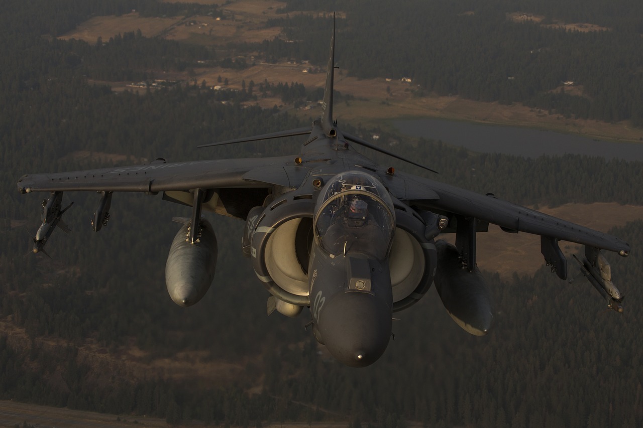 Av-8B Harrier Ii, Reaktyvinis, Vtol, Orlaivis, Aviacija, Skrydis, Oras, Skristi, Transportas, Lėktuvas
