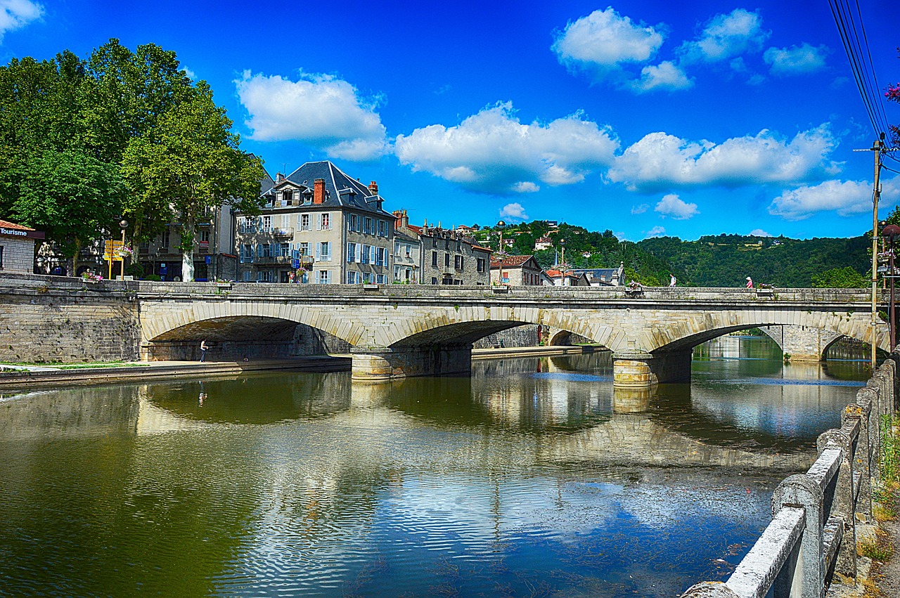 Aveyron, Villefranche-De-Rouergue, Tiltas, Buvęs, Paveldas, Kaimas, Senas Kaimas, Upė, Nemokamos Nuotraukos,  Nemokama Licenzija