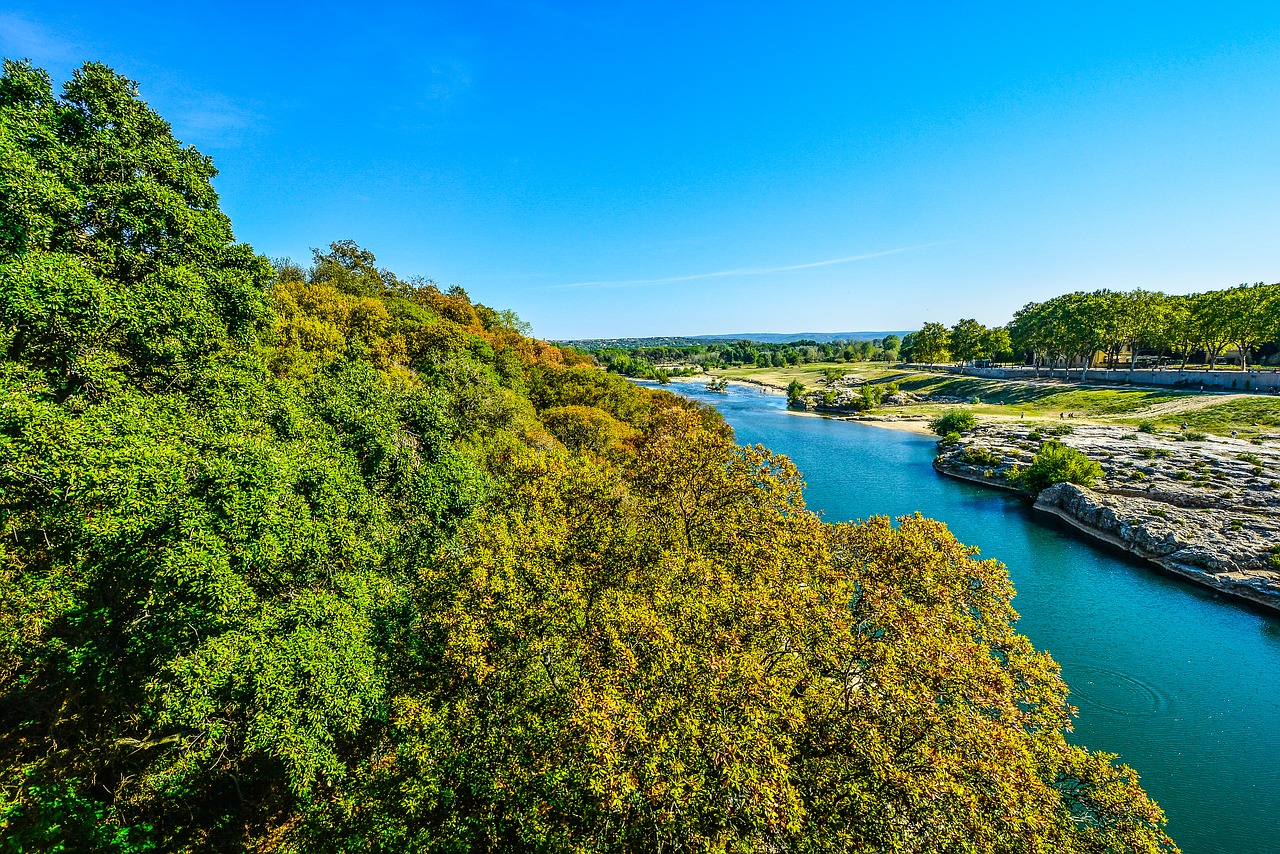 Avignon, Upė, Į Pietus Nuo Prancūzijos, France, Viduržemio Jūros, Vanduo, Gardon, Nemokamos Nuotraukos,  Nemokama Licenzija