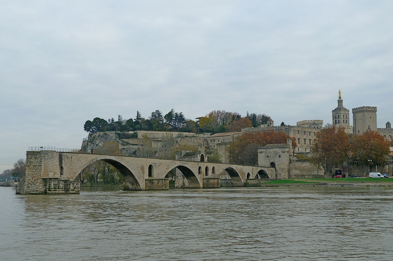 Avignon, Architektūra, Tiltas, Paminklas, Avinjono Tiltas, Rona, Provence, Arkos, Paveldas, Nemokamos Nuotraukos