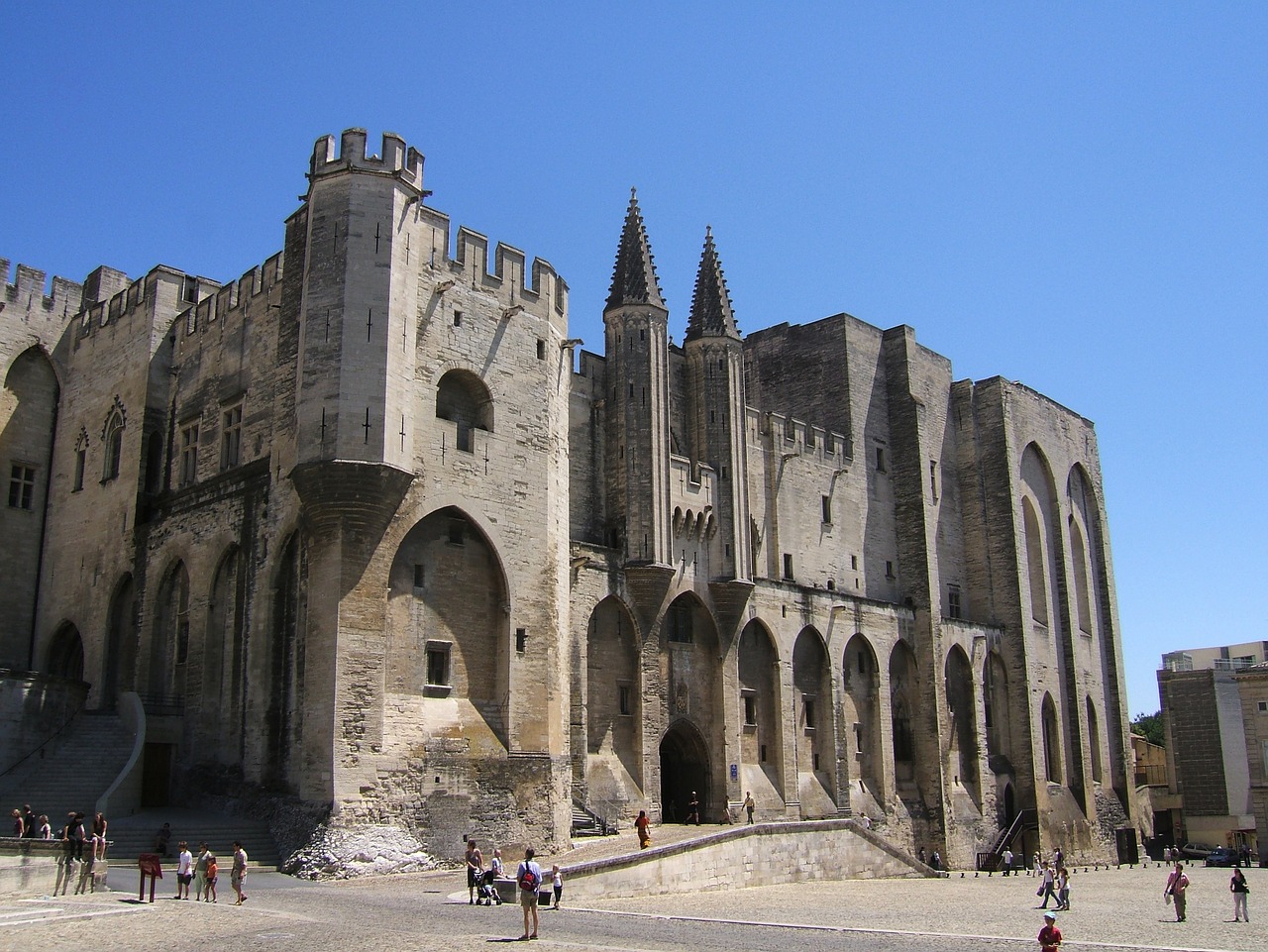 Avignon, France, Kraštovaizdis, Bažnyčia, Katedra, Senas, Istorinis, Orientyras, Žmonės, Architektūra