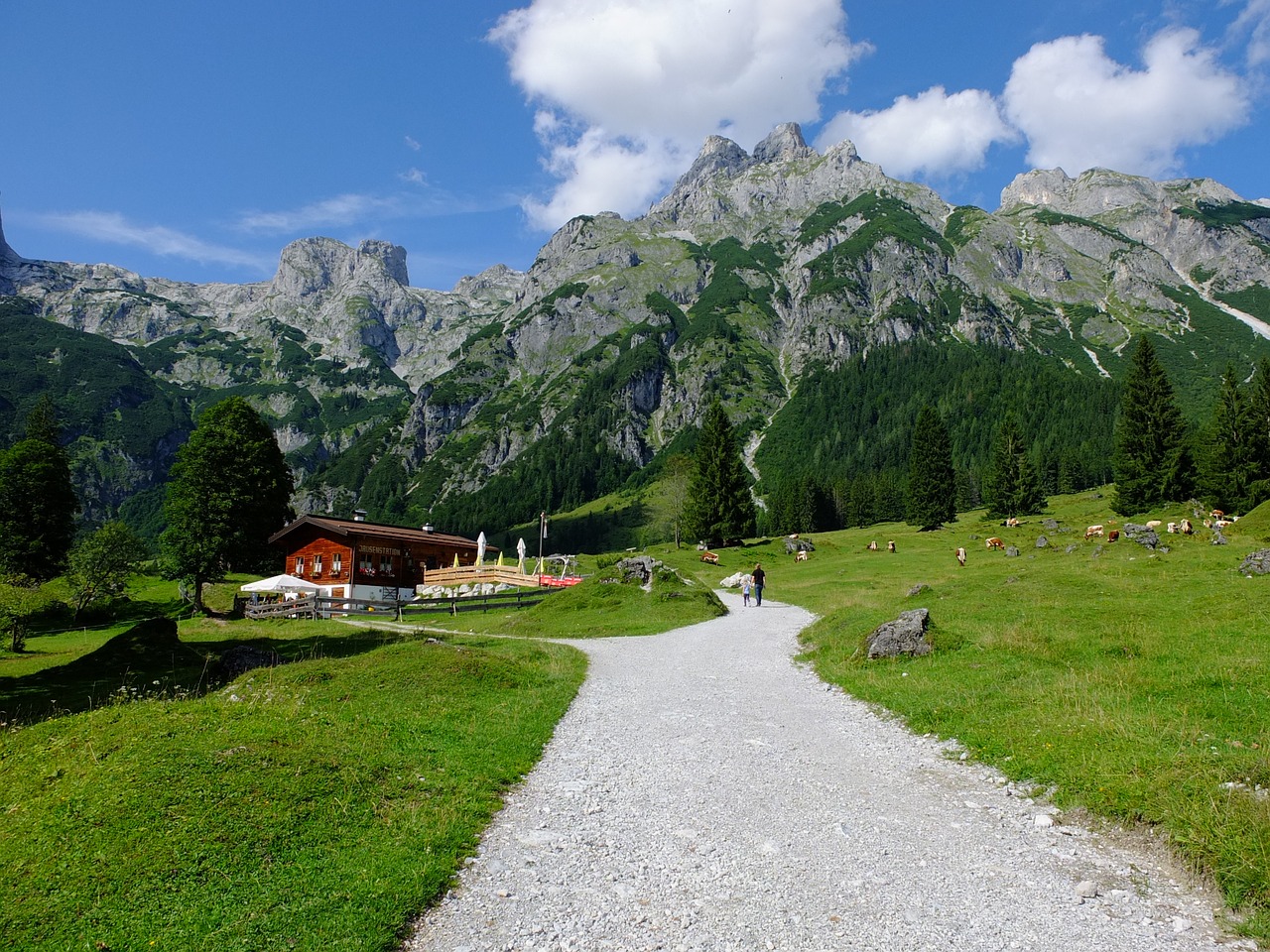 Toli, Šakės Kelyje, Jause, Užkandinė Stotis, Kalnai, Kalnas, Eiskogelis, Tauernkogel, Tennengebirge, Werfenweng