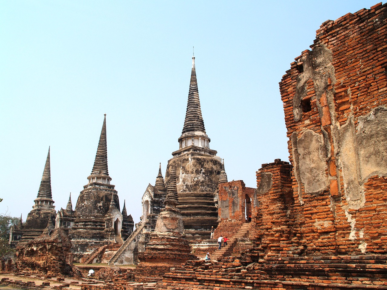 Ayutthaya, Tailandas, Tautybė, Skulptūra, Rytietiškas, Kelionė, Statula, Wat, Orientyras, Kultūra